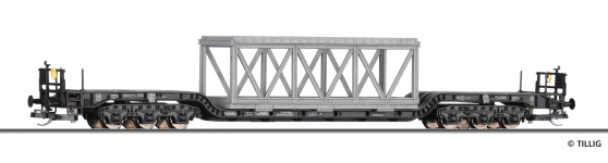 Tillig 95018 - TT - Tiefladewagen Tragwerk, DR, Ep. IV